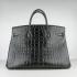 Hermes Birkin 6099 Ladies Crocodile Black