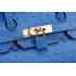 Hermes Birkin 35 Blue Ostrich Leather 607483