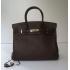 Hermes Birkin HK35 Ladies Handbag Brown