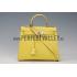 Replica Hermes Kelly 28 Yellow 608154