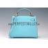 Replica Hermes Kelly 28 Blue Jean 608143