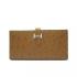 Hermes Wallet H1114 Ostrich Skin Coffee