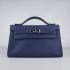 Hermes Clutches H008 Ladies Briefcase Blue Handbag