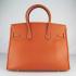 Hermes Birkin 6089 Handbag Cow Leather Orange