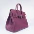 Cheap Hermes Original leather 6089 Ladies Handbag Purple