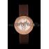 Hermes  MOP Dial Brown Leather Bracelet 801389