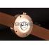 Hermes  MOP Dial Brown Leather Bracelet 801389