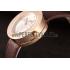 Hermes  MOP Dial Brown Leather Bracelet 801389