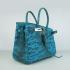 Hermes Birkin 6088 Ladies Handbag Blue -19