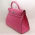 Cheap Hermes Kelly HK32 Ostrich Skin Pink Handbag