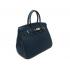 Hermes Original leather HB35 Handbag Cow Leather Blue Replica