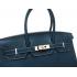 Hermes Original leather HB35 Handbag Cow Leather Blue Replica