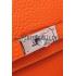 Hermes Kelly Long Wallet Orange 608074