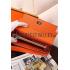 Hermes Kelly Long Wallet Orange 608074