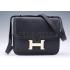 Cheap Hermes Constance Black with Golden Buckle