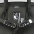 Hermes Original leather 6089 Handbag Lambskin Black