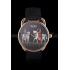 Hermes  Croco Leather Strap Black Dial 801397 Replica