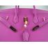 Hermes Birkin 6099 Handbag Cow Leather Purple