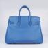 Hermes Original leather 6089 Cow Leather Blue Bag