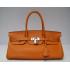 Hermes Birkin 62642 Ladies Handbag Orange Replica