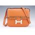 Hermes Constance Orange with Golden Buckle