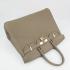 Hermes Original leather 6089A Ladies Lambskin Grey Handbag Replica