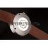 Replica Hermes  MOP Dial Brown Elongated Leather Bracelet 801393