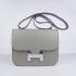 Cheap Hermes Constance H107 Ladies Cow Leather Grey Handbag