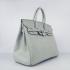 Hermes Birkin 6089 Handbag Crocodile Silver Replica