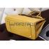 Replica Hermes Birkin 35 Crocodile Yellow 608065