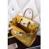 Replica Hermes Birkin 35 Crocodile Yellow 608065