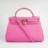 Hermes Original leather 6108 2way Lambskin Pink