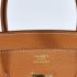 Hermes Original leather HB35 Handbag Cow Leather Coffee