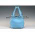 Hermes Picotin MM Blue Jean 607498