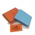 Hermes Wallet H014 Wallet Cow Leather Blue