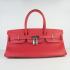 Cheap Hermes Birkin 6109 Handbag Cow Leather Red