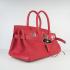 Cheap Hermes Birkin 6109 Handbag Cow Leather Red