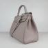 Hermes Kelly 6108 2way Grey Handbag