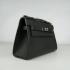 Hermes Clutches H008 Briefcase Cow Leather Black Handbag