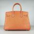 Hermes Birkin 6088 Ladies Ostrich Skin Orange Handbag