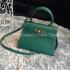 Hermes Kelly Calfskin Green