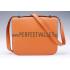 Replica Hermes Constance Orange with Silver Buckle