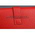 Hermes Jige Clutch Red 18926963