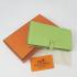 Hermes Wallet H015 Wallet Cow Leather Green