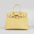 Hermes Birkin 6088 Handbag Crocodile Yellow Replica