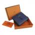 Cheap Hermes Wallet H006 Cow Leather Blue