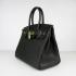 Hermes Birkin 6088 Ladies Cow Leather Black