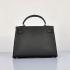 Hermes Original leather 6108 Ladies Black Handbag Replica