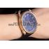 Replica Hermes  Croco Leather Strap Navy Dial 801404