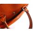 Hermes Briefcases H2097 Briefcase Cow Leather Orange Handbag